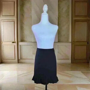 Women's Pleated Black Skirt Size 6P
